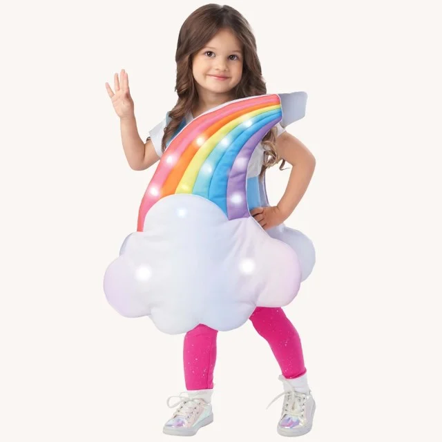 Toddler Halloween Costumes Light-Up Rainbow