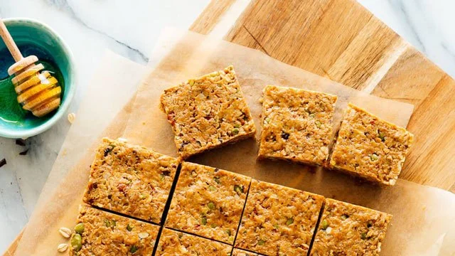 Homemade Granola Bars, a perfect protein snack for kids