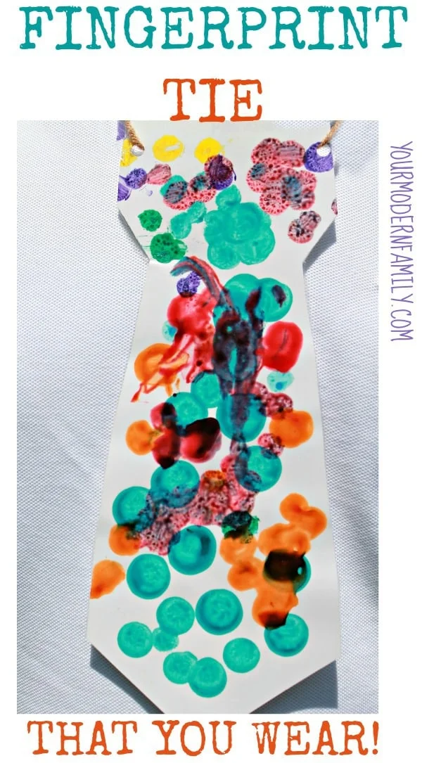 DIY tie for dad.
