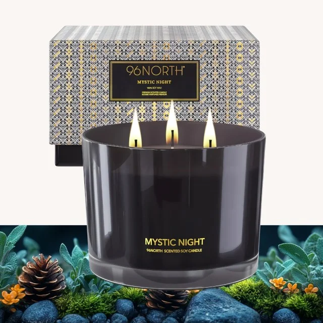 Boo Basket 96North Mystic Night 3-Wick Candle