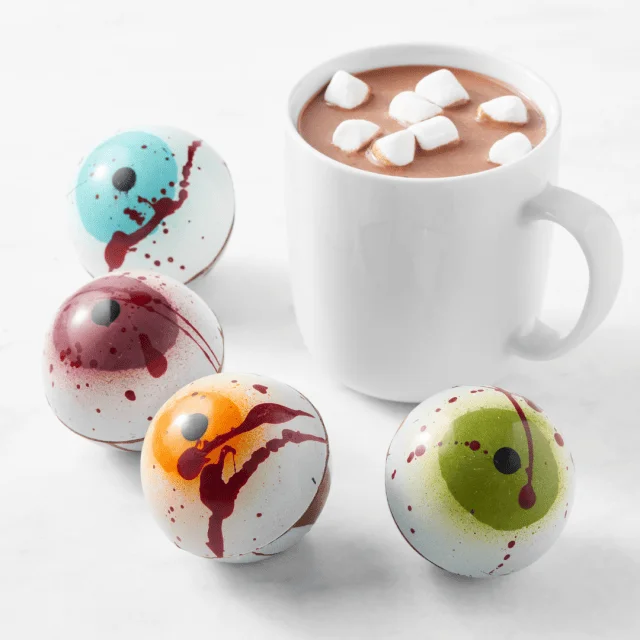 Boo Basket Eyeball Hot Chocolate Bombs