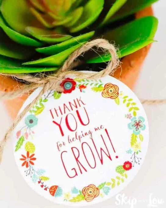 Thank you for helping me grow