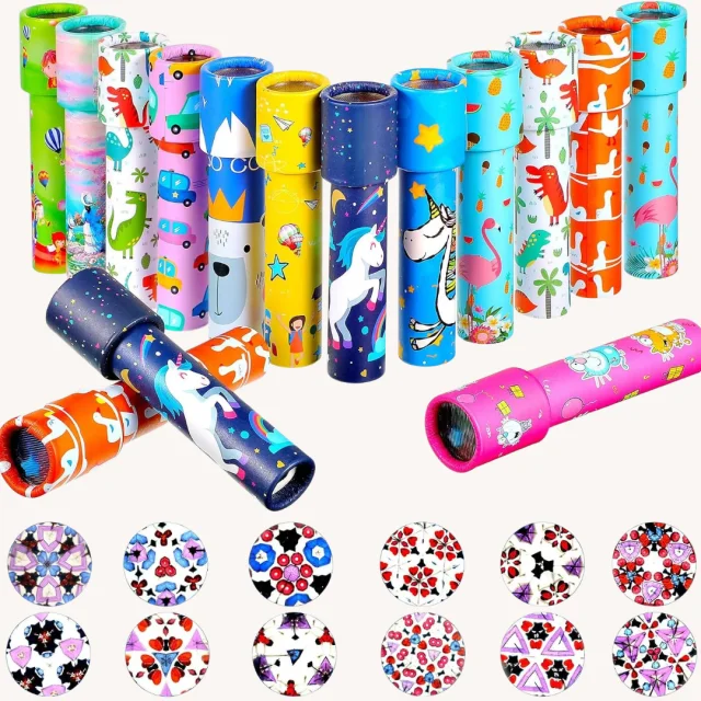 Birthday party favors for kids Chivao 15 Pcs Kaleidoscopes