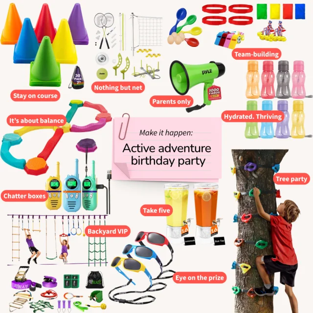 Kids Birthday Party Ideas active adventure birthday party