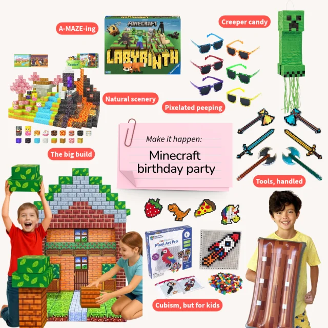 Kids Birthday Party Ideas Minecraft birthday