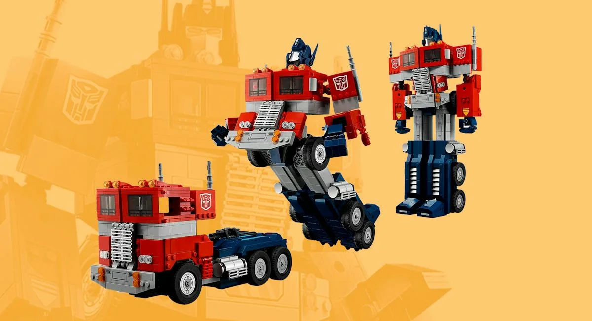 LEGO Unveils Nostalgic Optimus Prime Set with Impressive Transforming Features