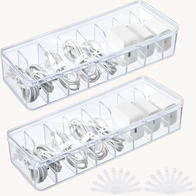 Small Storage Solutions Cord Storage Boxes